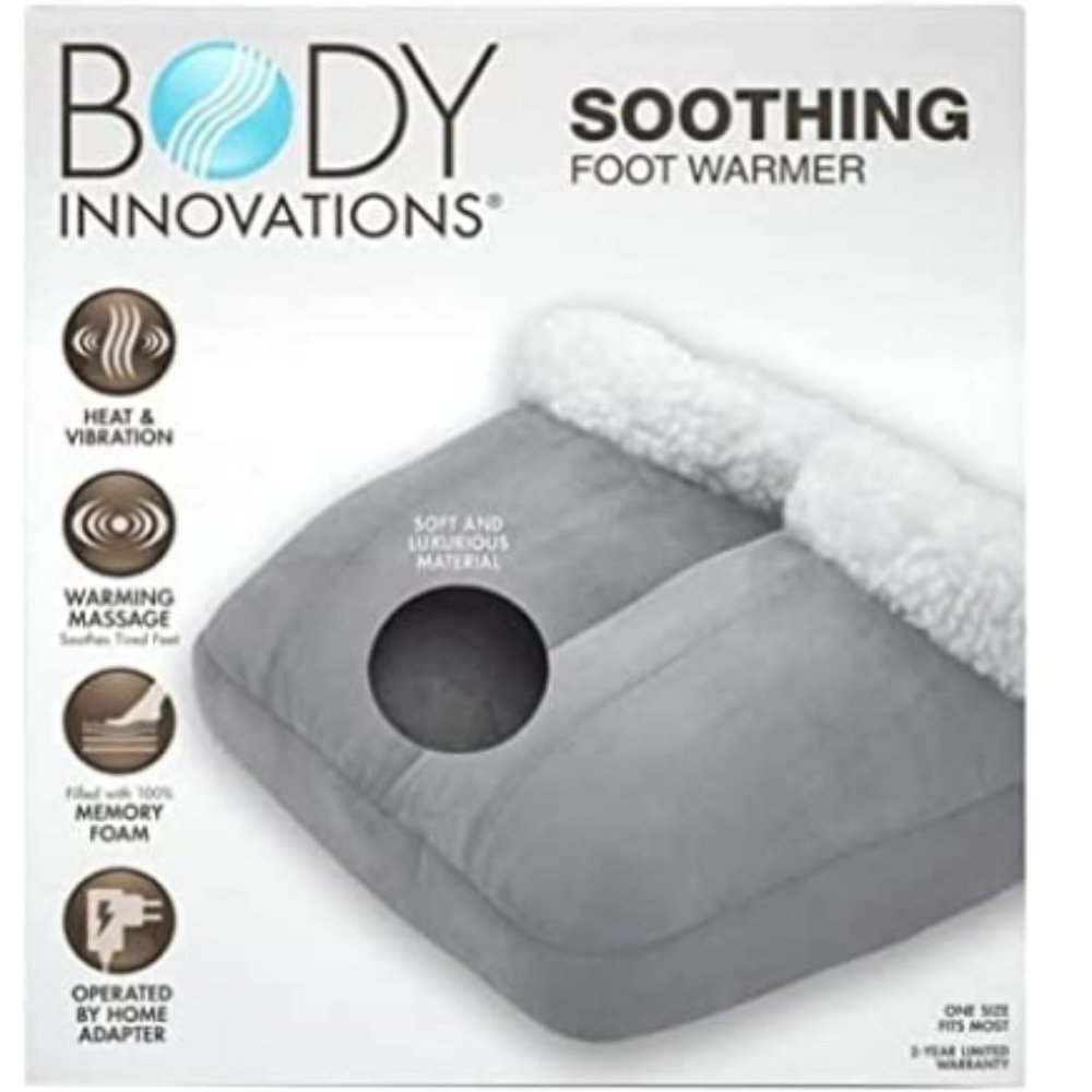 Body Innovations Soothing Foot Warmer Massager